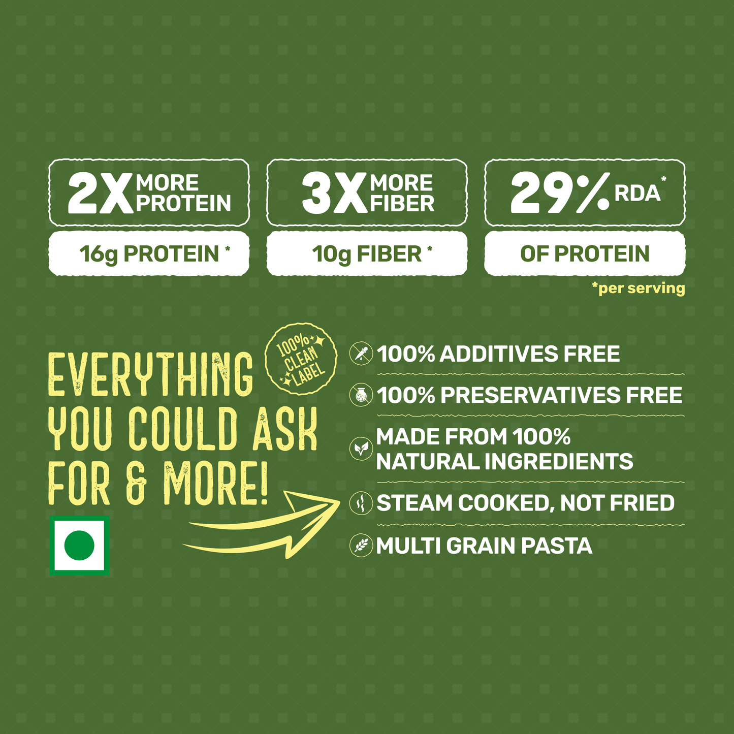 Protein Fusilli Pasta
