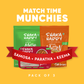 Match Time Munchies (3 packs-  Paratha, Samosa & Keema)